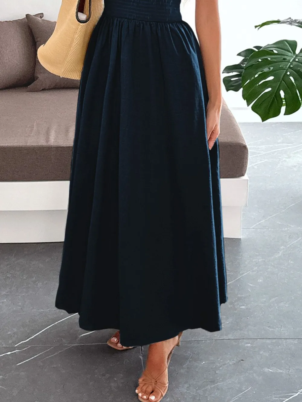 Smocked Tube Maxi Dress, image 3