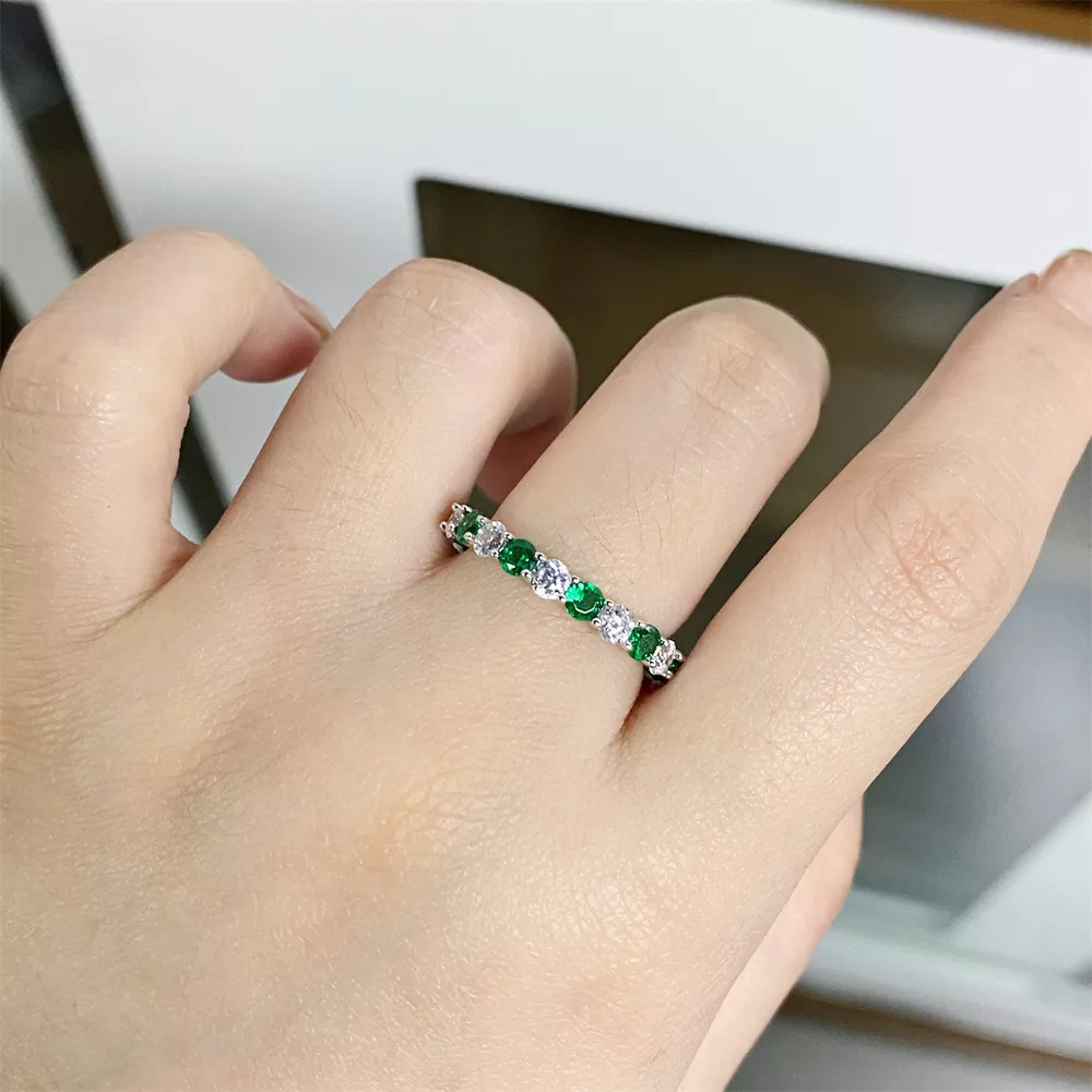 925 Sterling Silver Diamond Ring, image 3