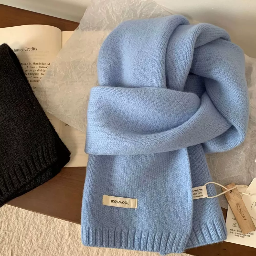 Warm Knitted Scarf, image 4