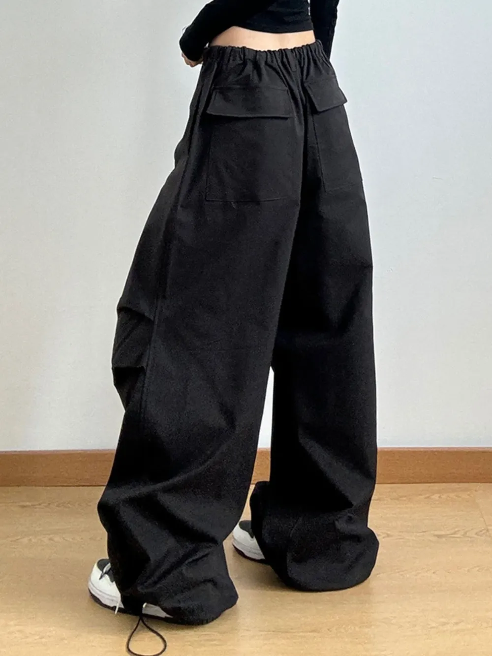 Wide Leg Casual Drawstring Pants, image 9