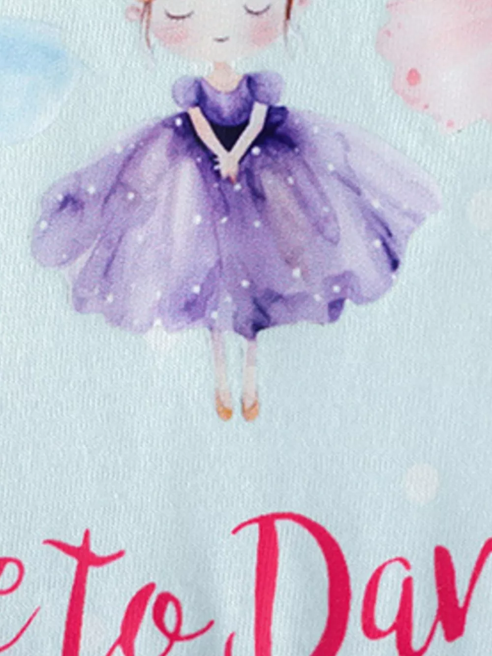 Children‘s Ballet Dancer Print Long Sleeve Dress, image 4