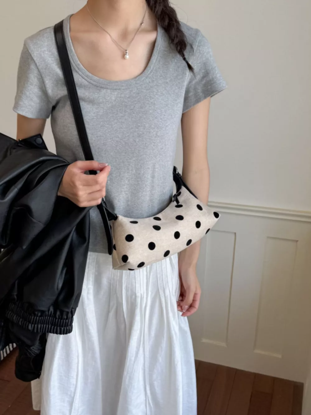 Polka Dot Crossbody Bag, image 8