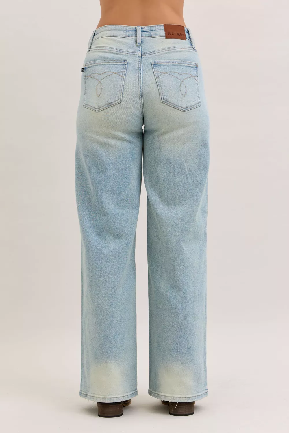 High Waist Column Straight Jeans, image 11