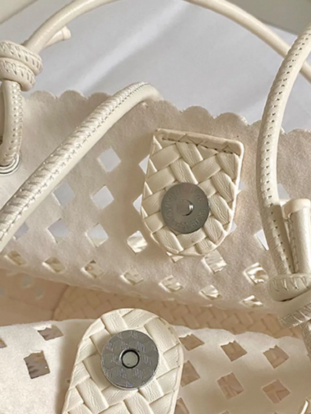 Woven Leather Shoulder Bag, image 12