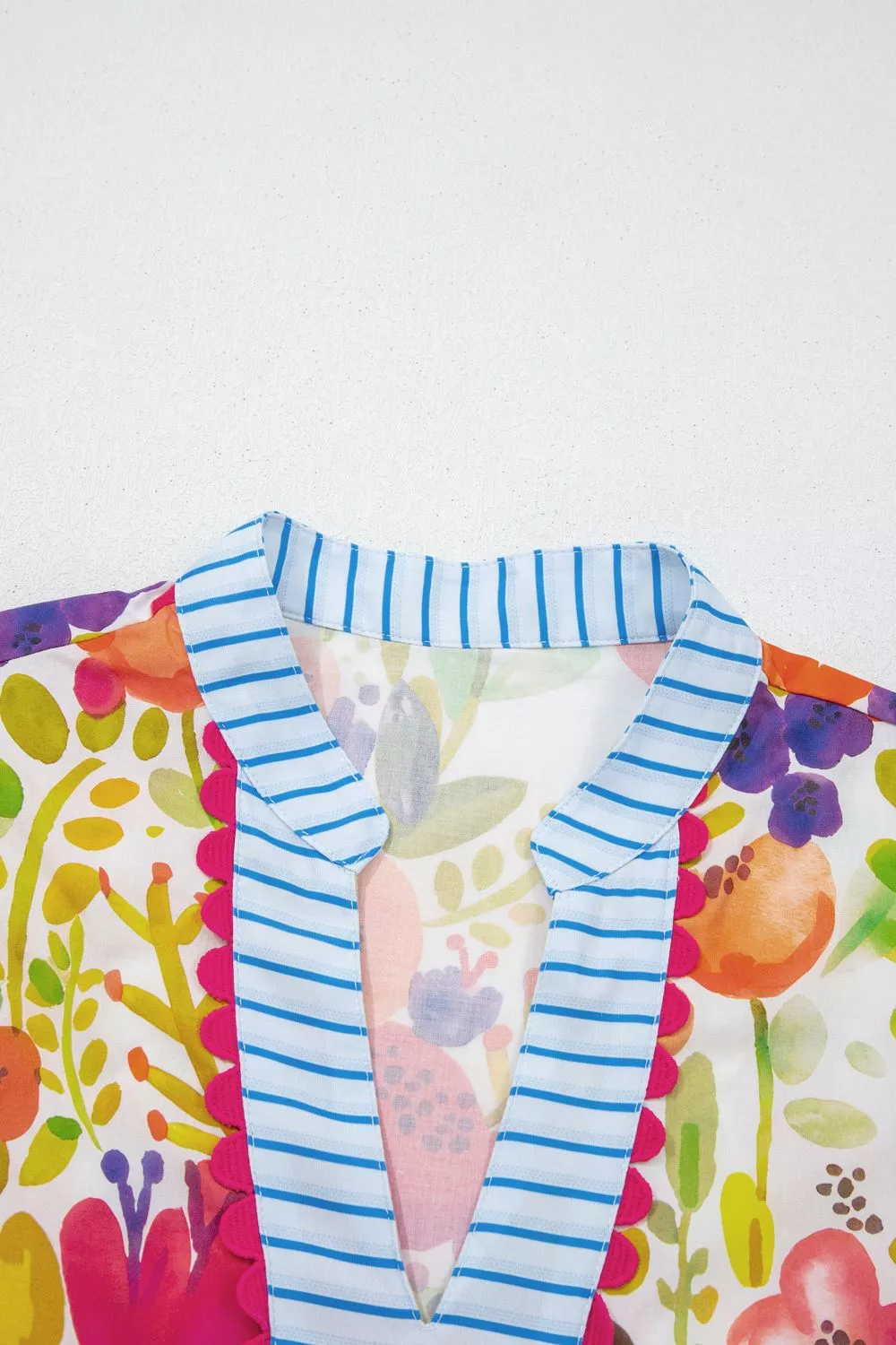 Floral Print Tiered Mini Dress, image 6
