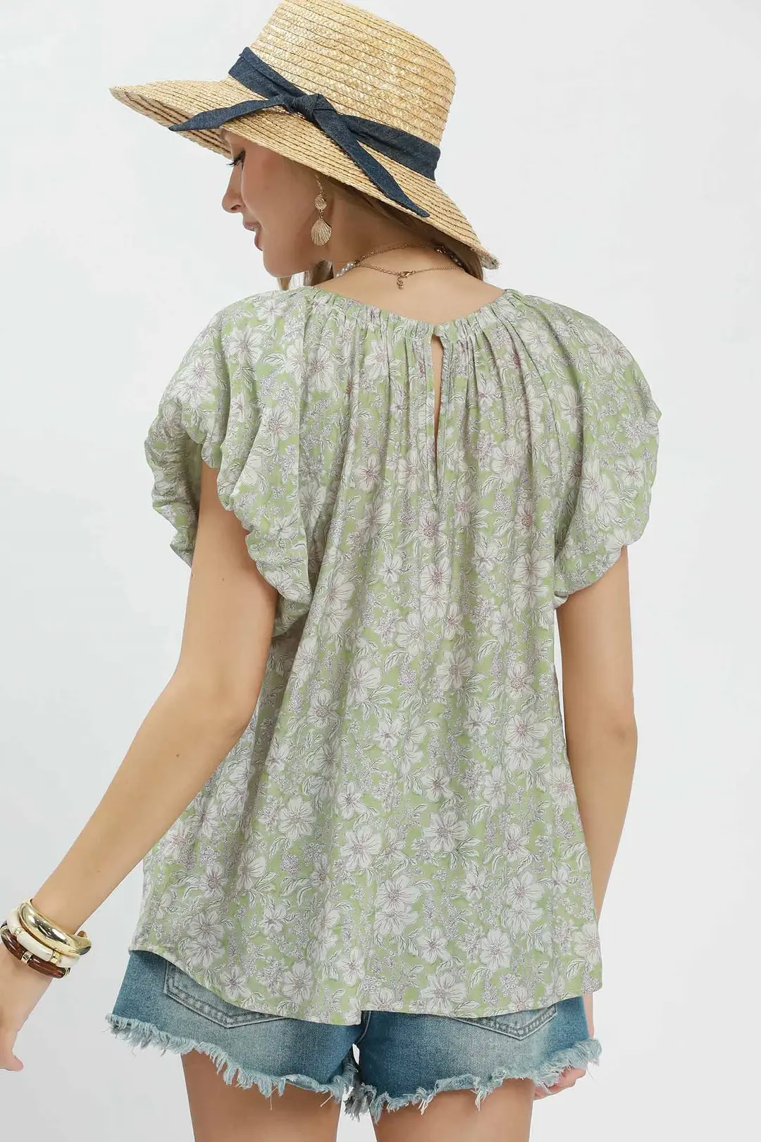 Floral Puff Sleeve Blouse, image 3
