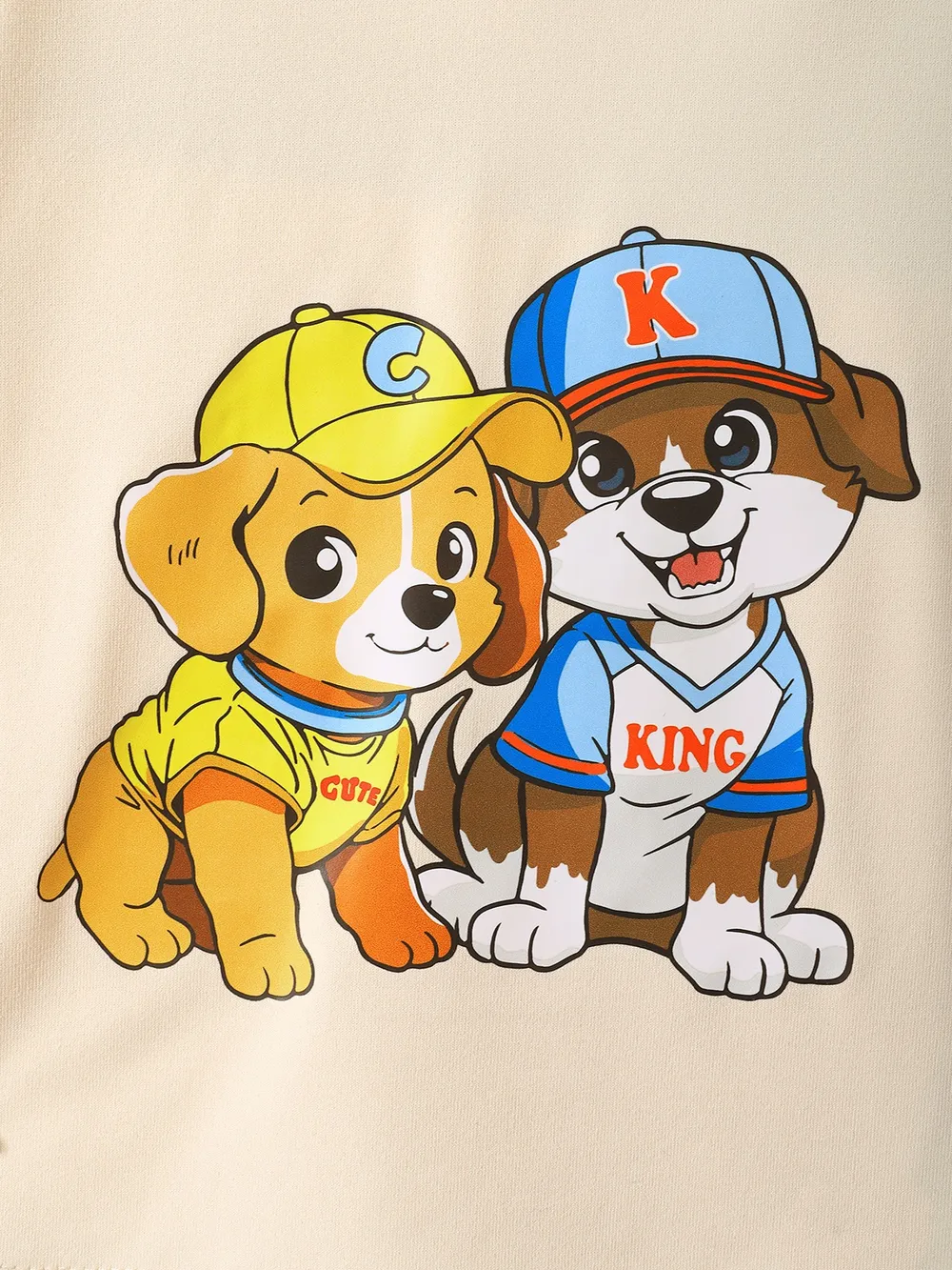 Children's Dog Short Sleeve Hoodie and Shorts Set, image 8