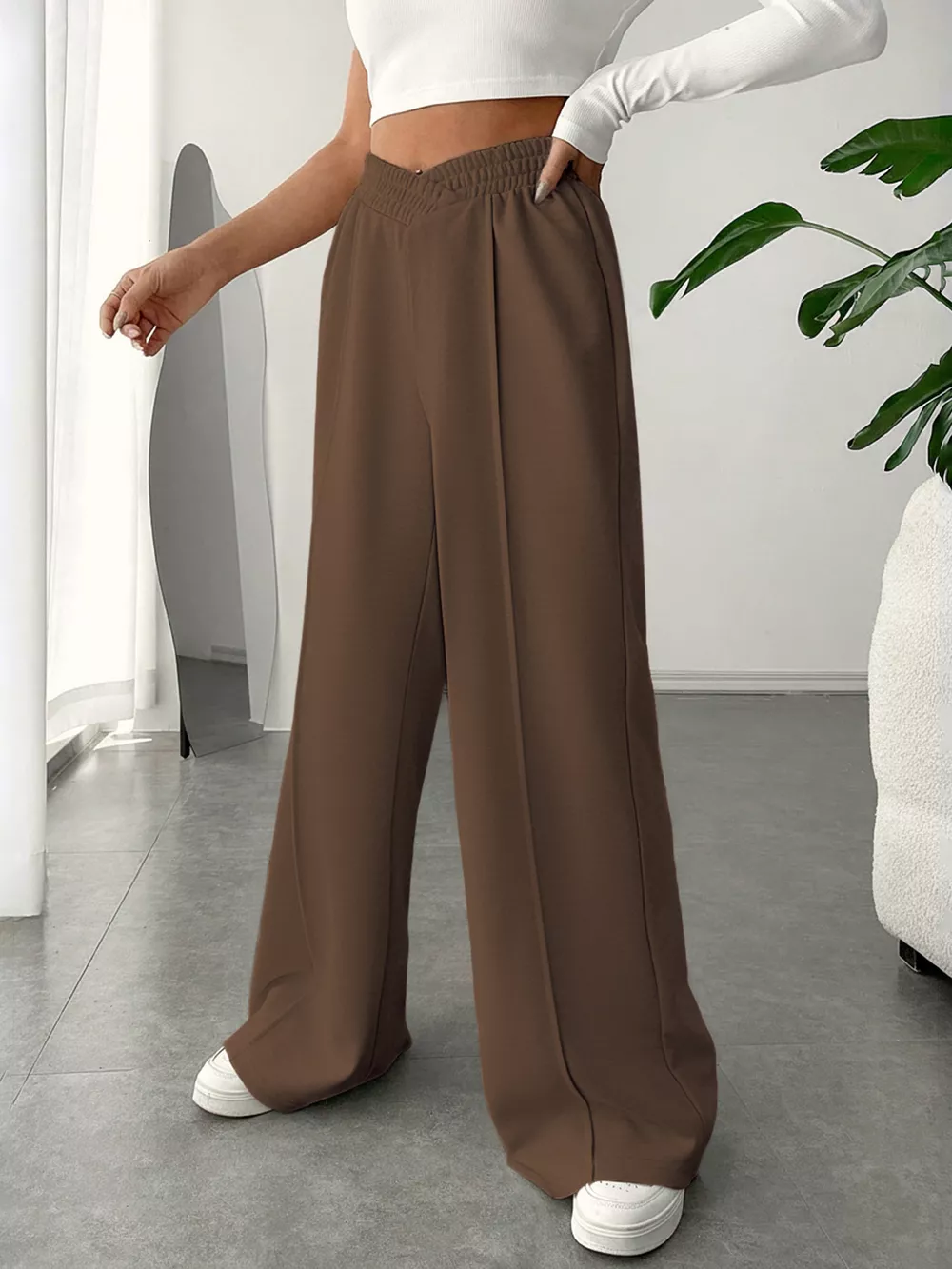 Wide Leg High Waist Pants, image 25