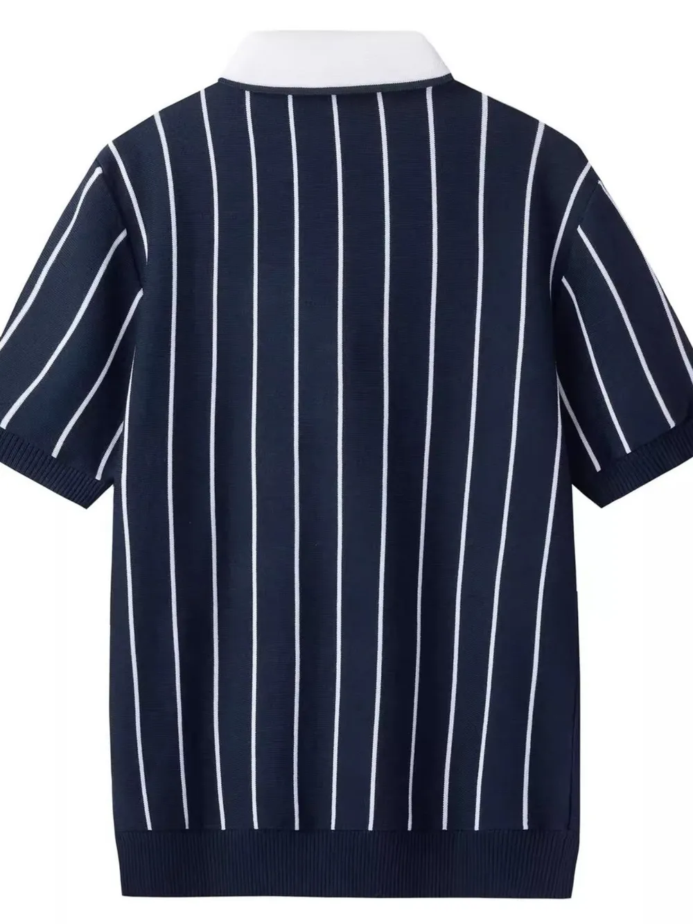 Men's Full Size Striped Button Up Top Plus Size, image 2
