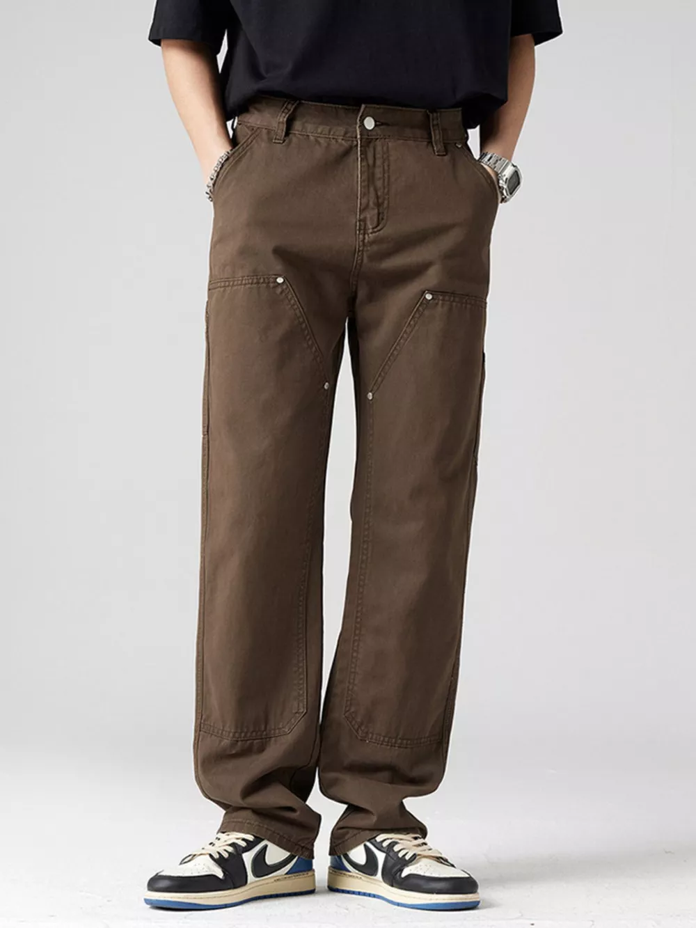 Men's Wide-Leg Relaxed Fit Jeans, image 13