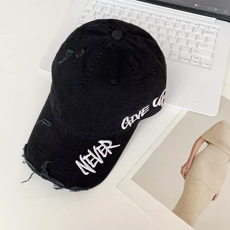 Distressed Embroidered Baseball Cap, image 5