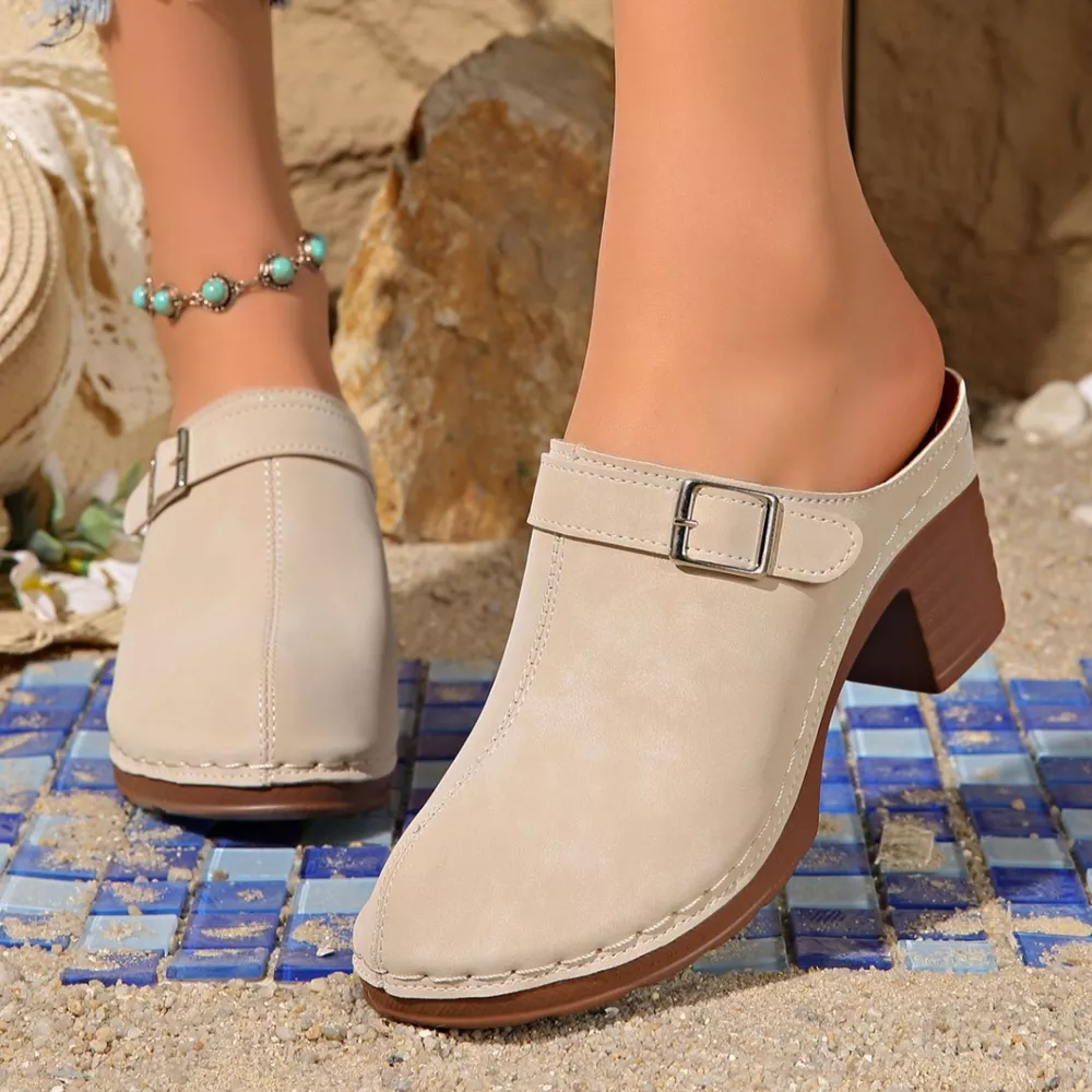 Round Toe Platform Slip-Ons, image 11