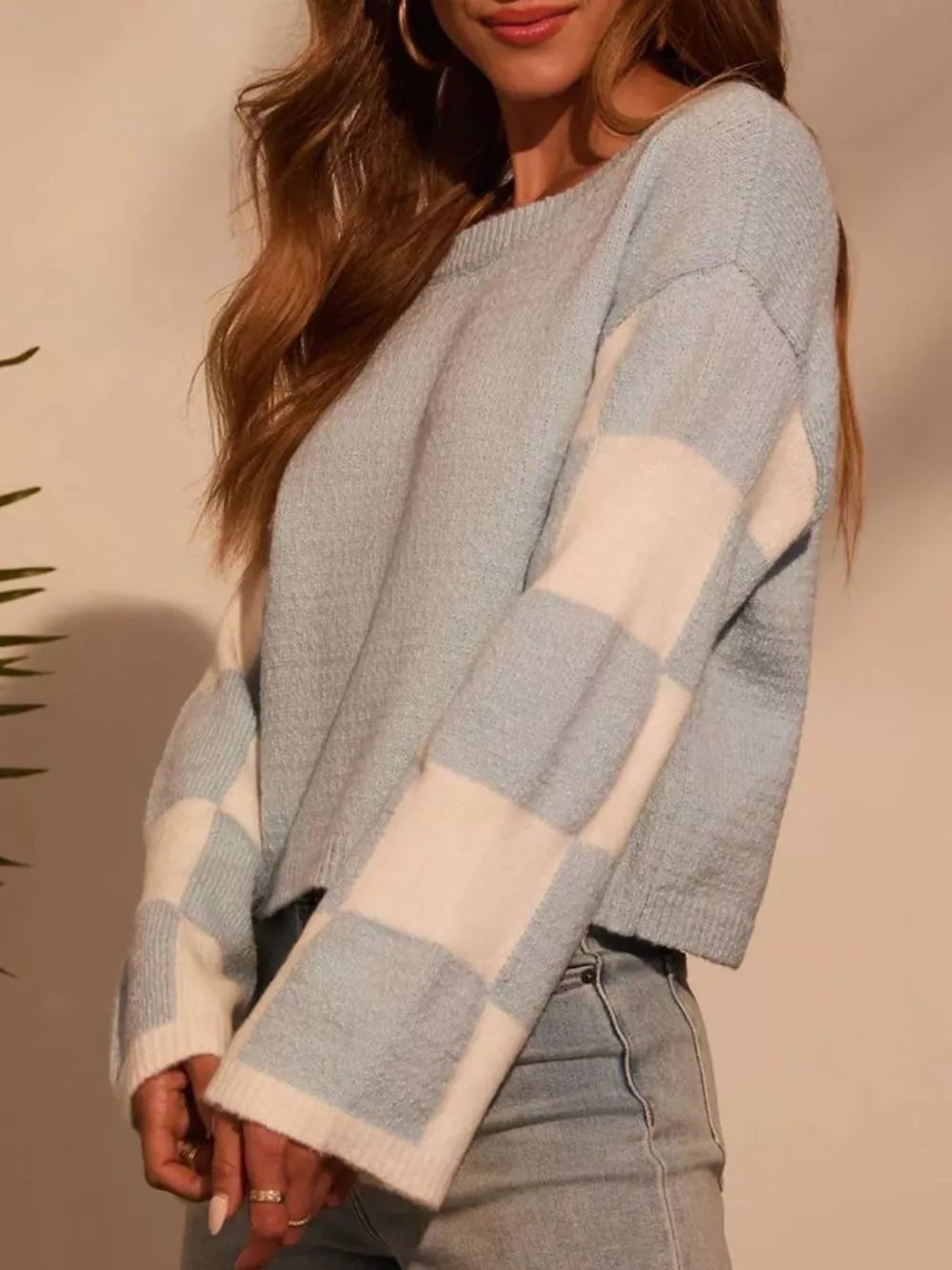 Color Block Long Sleeve Sweater, image 12