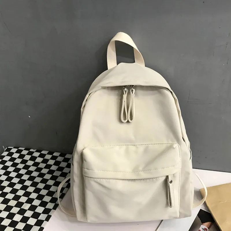 Zip Cotton Backpack Bag, image 9