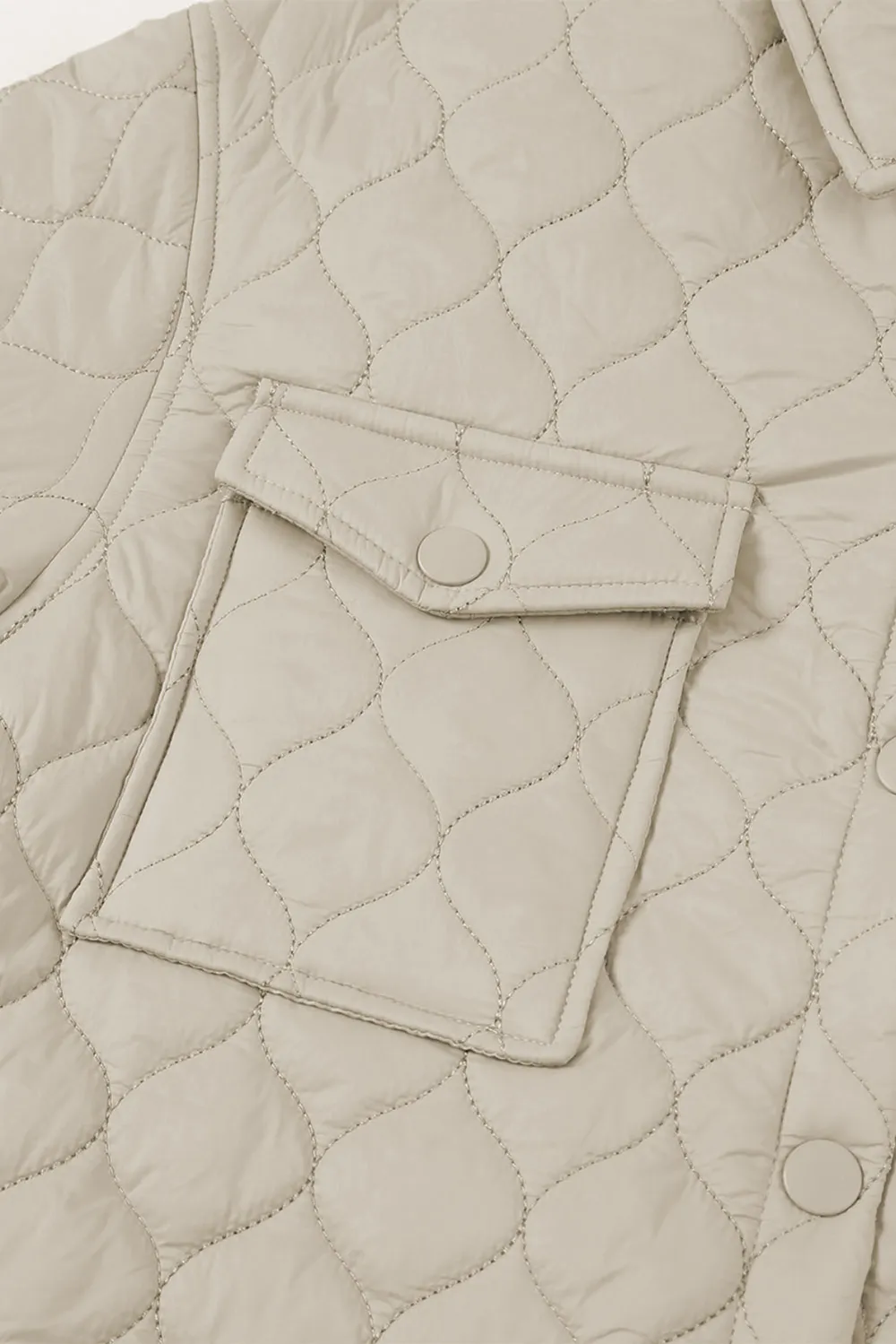 Snap Down Collared Winter Coat, image 6
