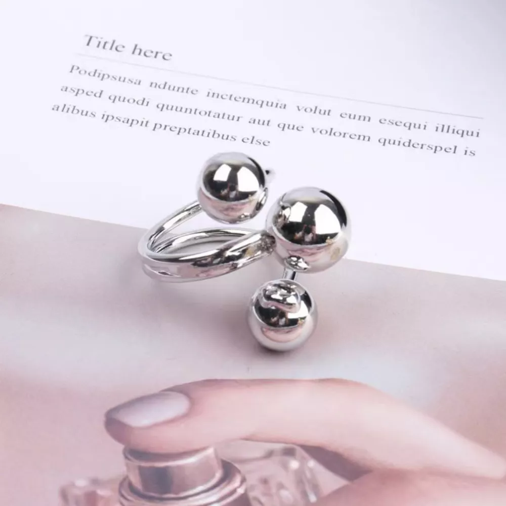 Multi Layered Ball Ring, image 6