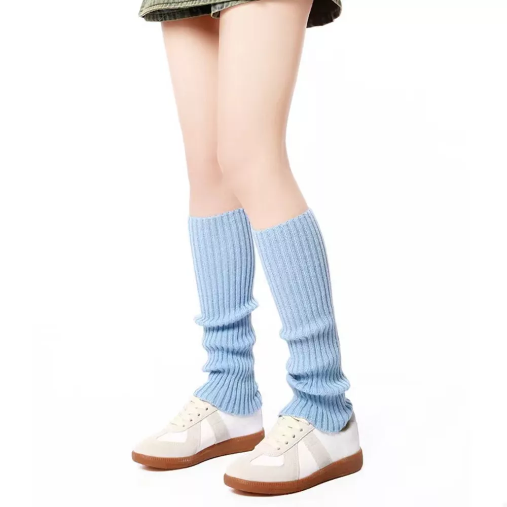Ribbed Knit Leg Warmers