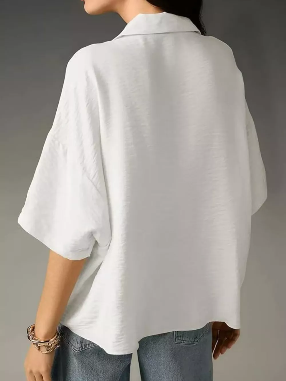 Relaxed Fit Half Sleeve Blouse, image 5