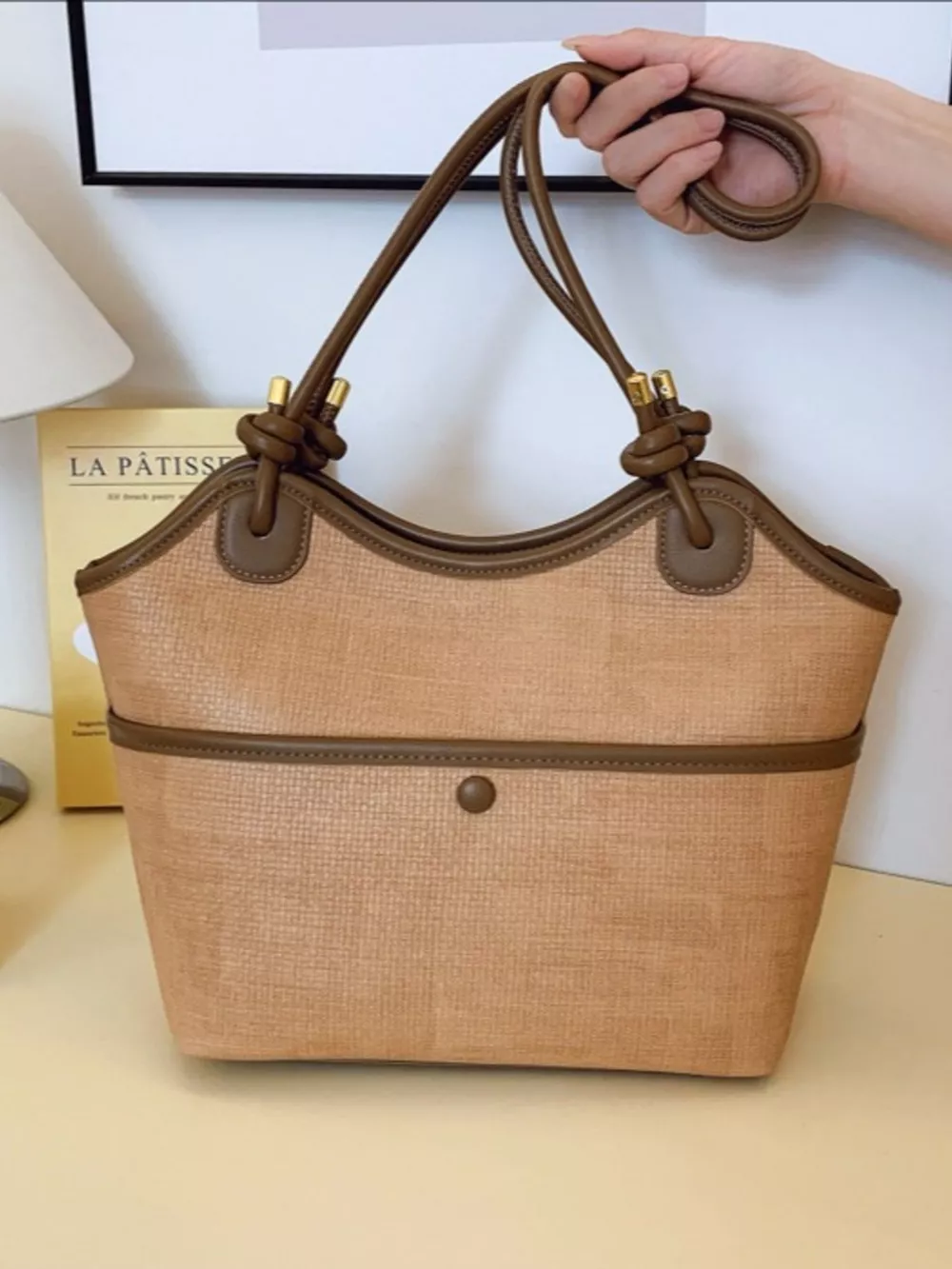 Knotted Strap Tote Bag, image 11
