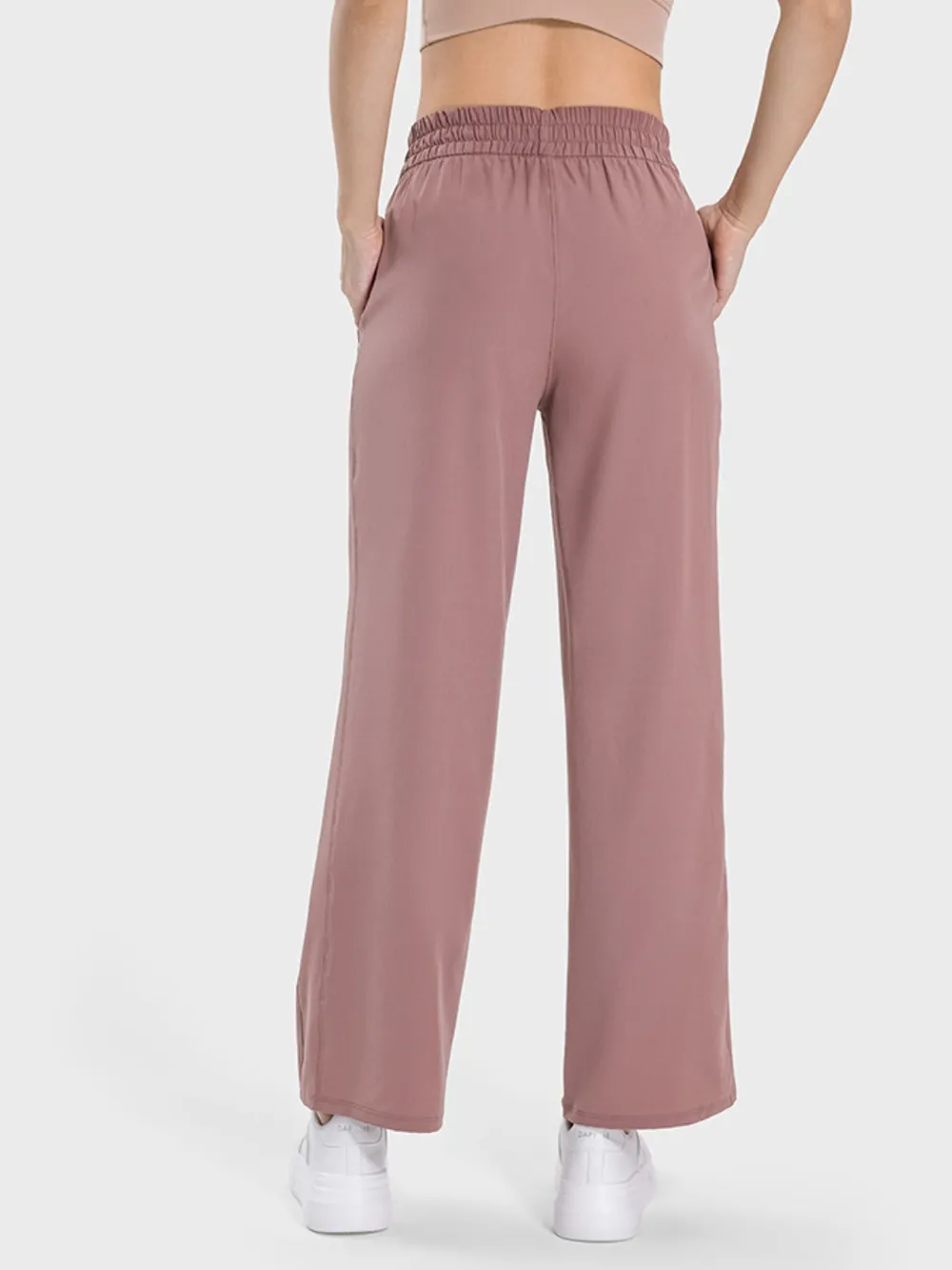 Drawstring Pocketed Active Pants, image 17