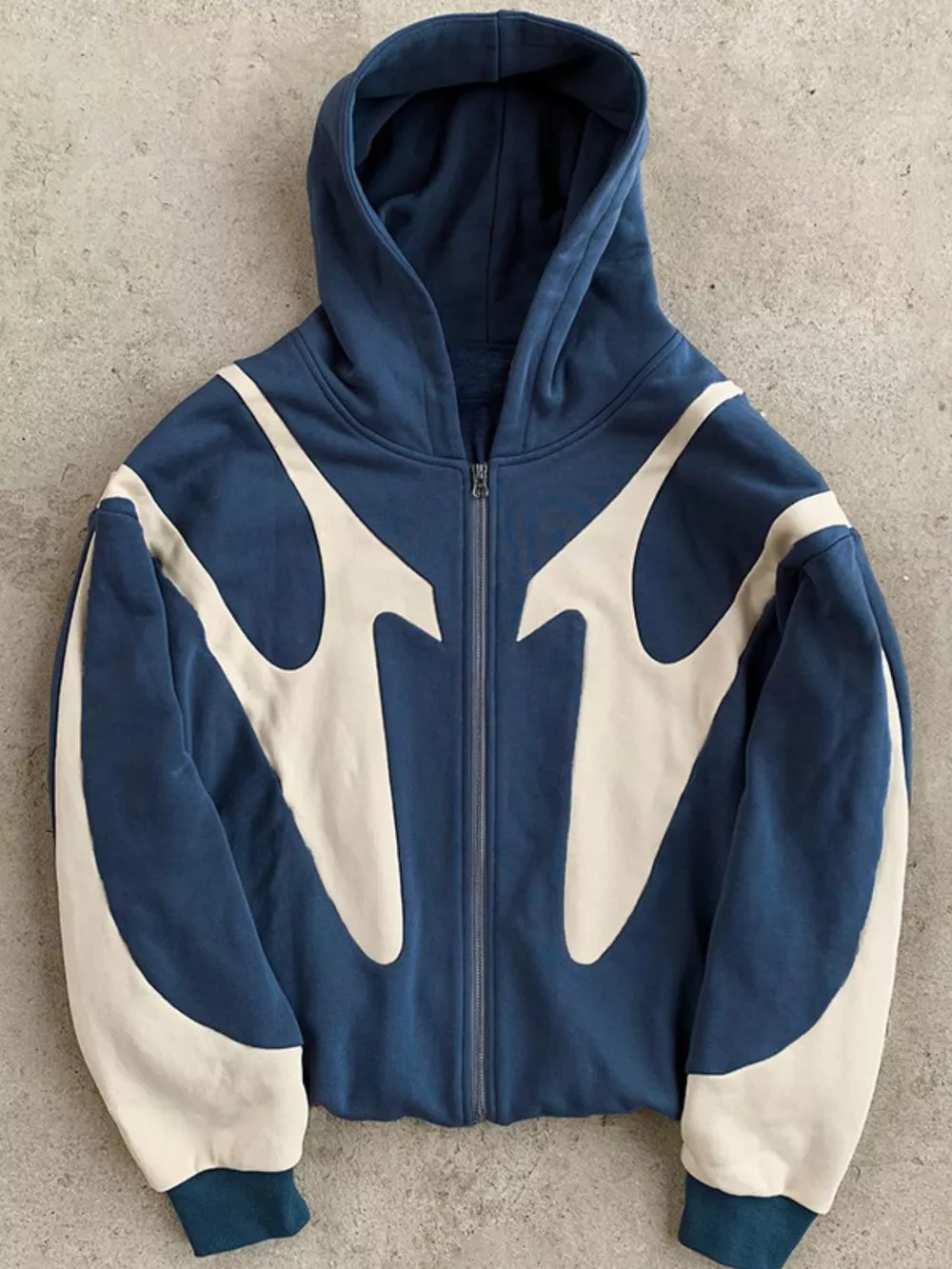 Men's Streetwear Oversized Color-Block Hoodie, image 11