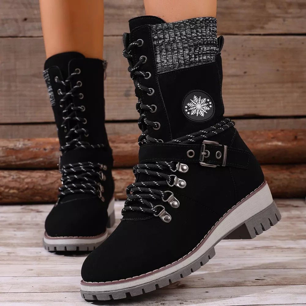 Lace-Up Ankle Combat Boots, image 13
