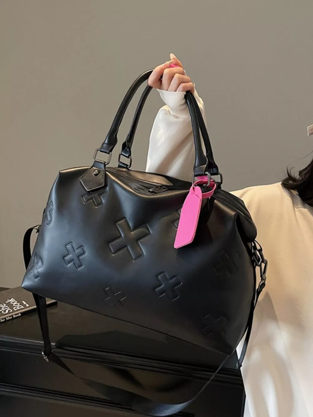 Embossed Duffle Bag, image 2