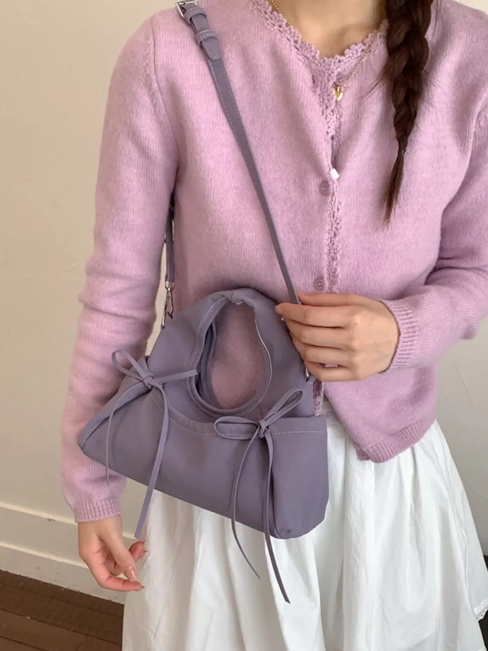 Bow Detail Crossbody Bag, image 9
