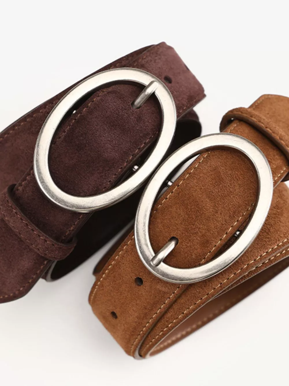 Adjustable Fit Oval Buckle Belt, image 2