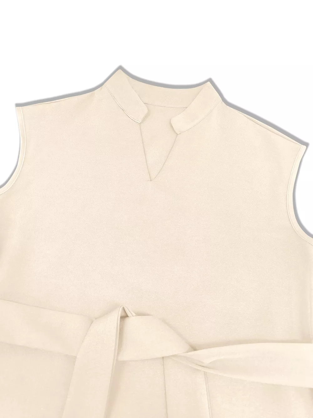 Sleeveless Top and Wide-Leg Pants Set, image 4