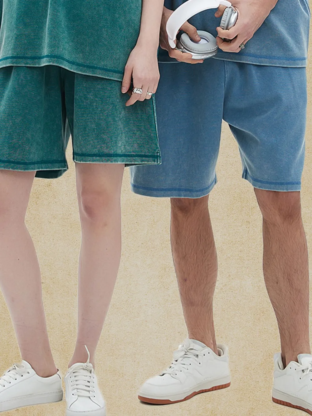 Men's Elastic Waist Shorts, image 2