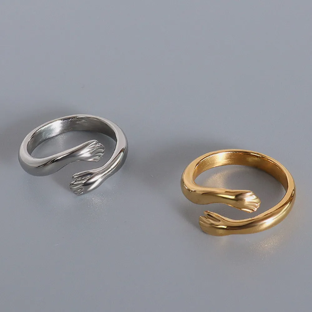 Titanium Steel Hug Bypass Ring, image 7