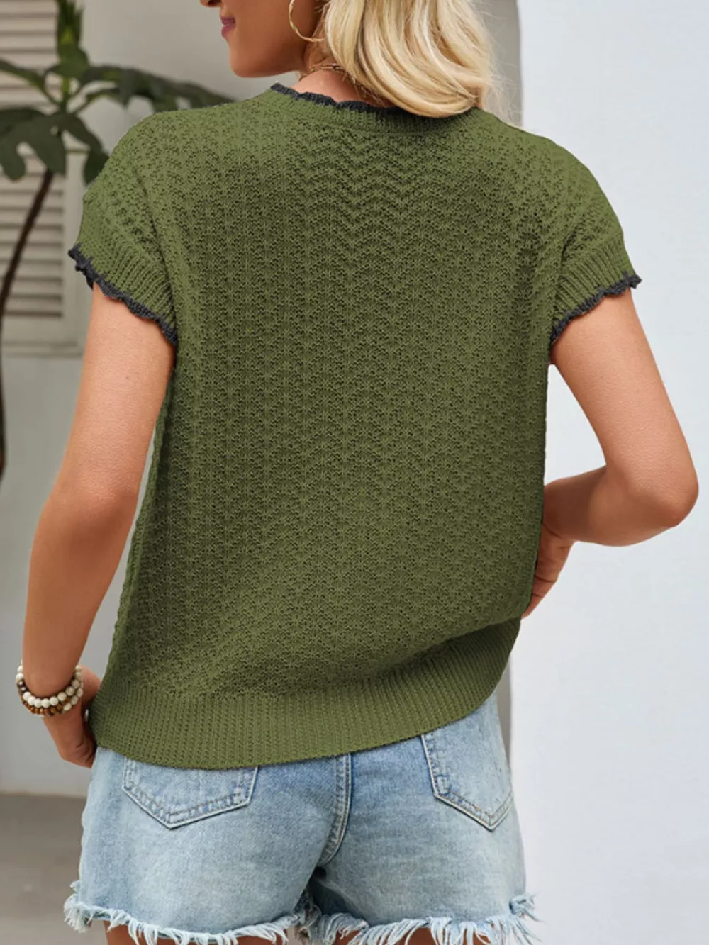 Tie-Front Knit Cardigan, image 13