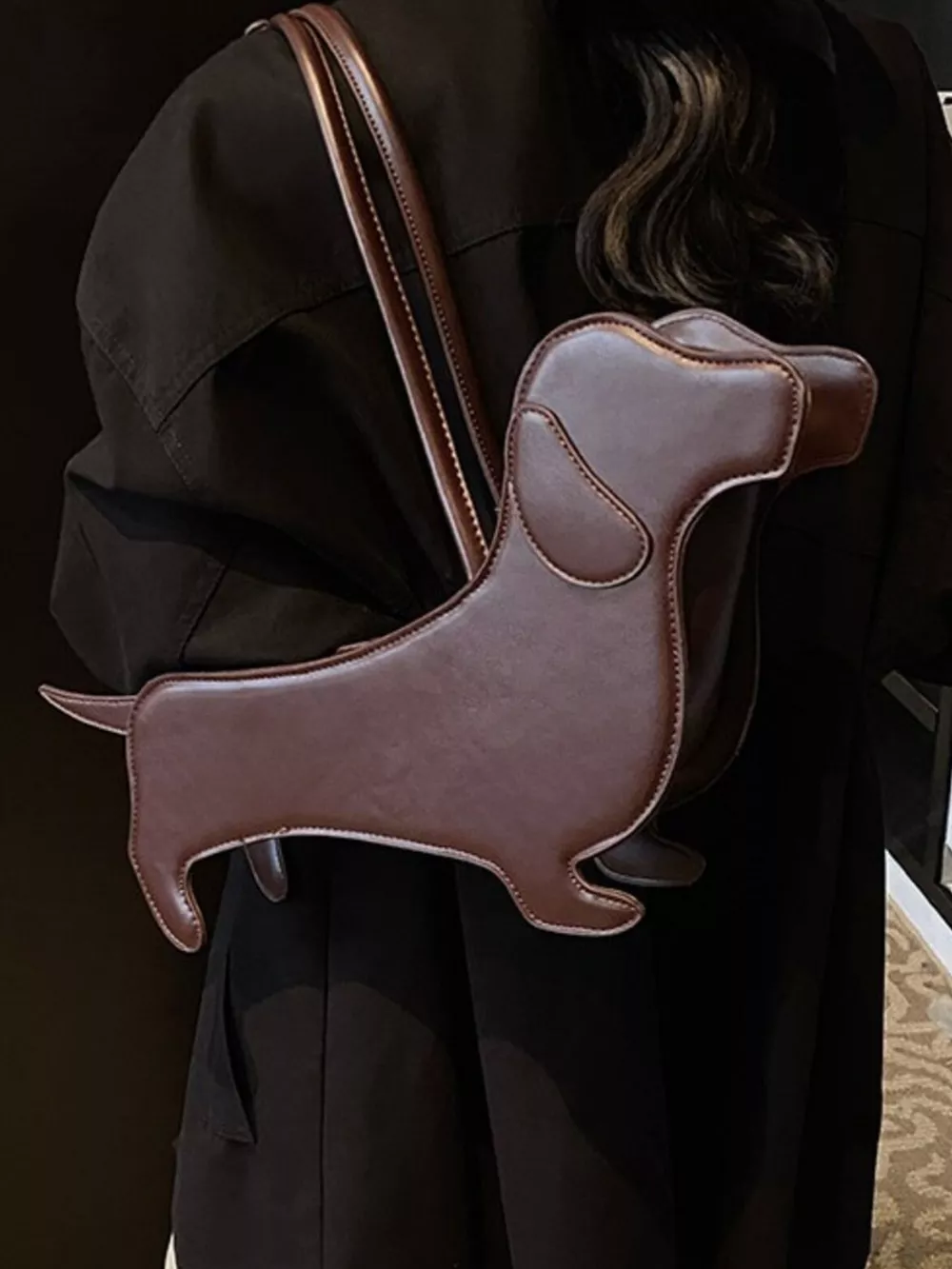 Dachshund Shaped Shoulder Bag, image 10