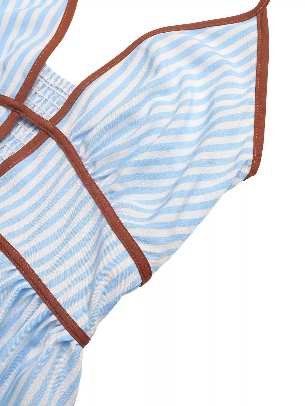 Striped Halter Neck Maxi Dress, image 22
