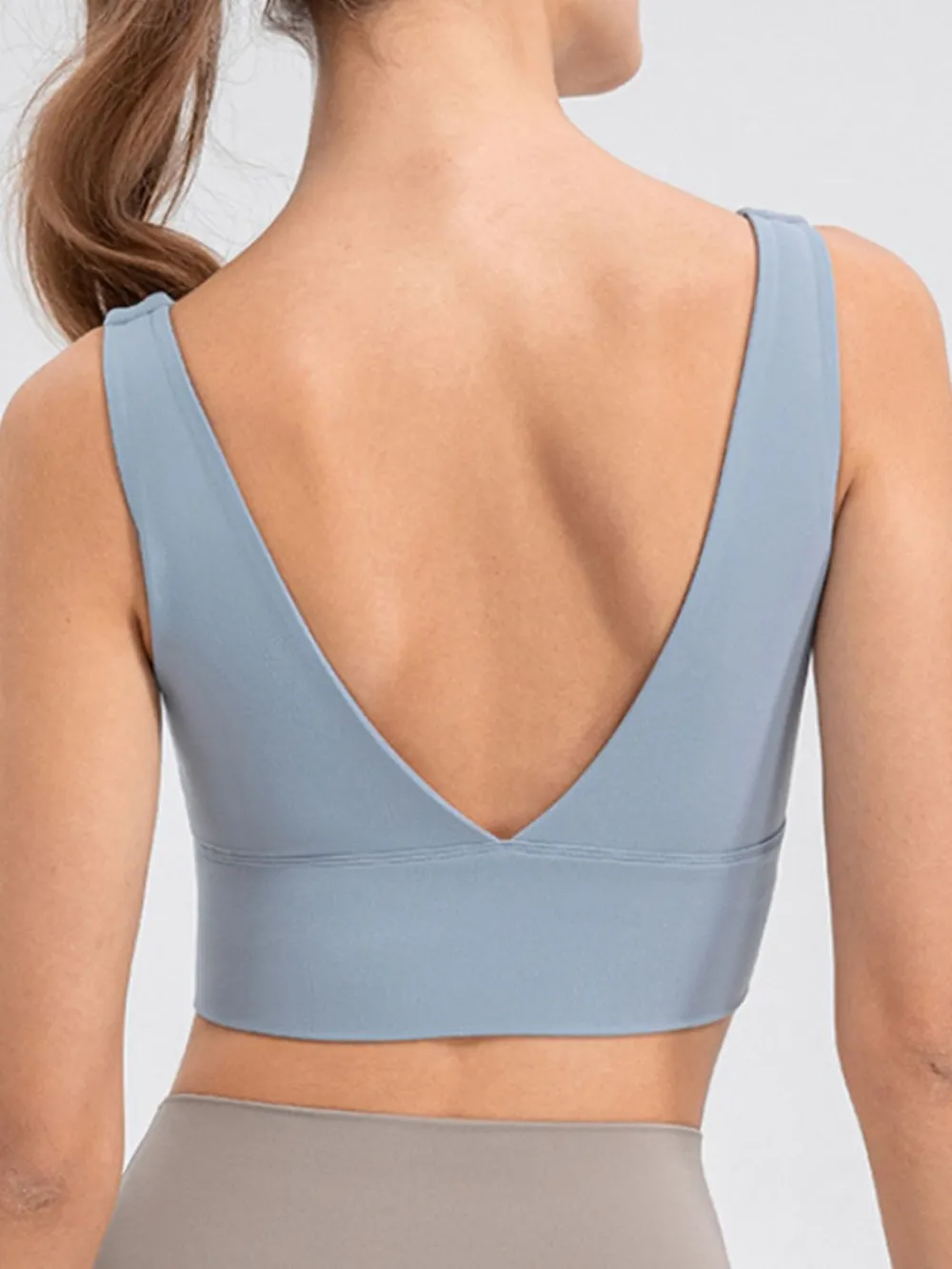 Scoop Neck Wide Strap Active Tank, image 3