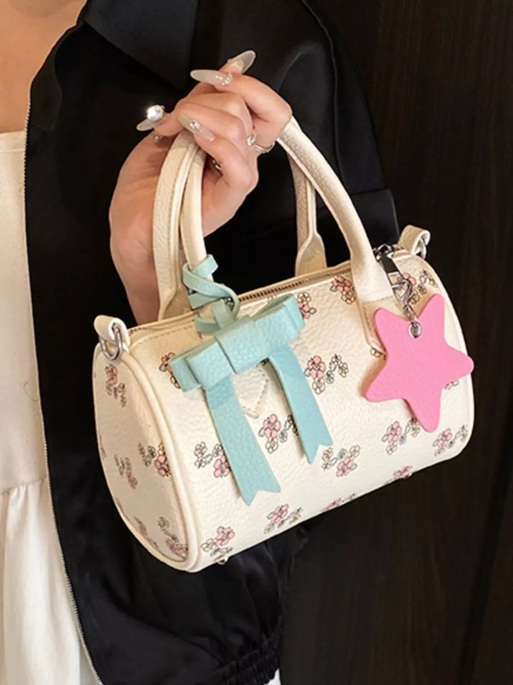 Floral Print Crossbody Bag, image 8