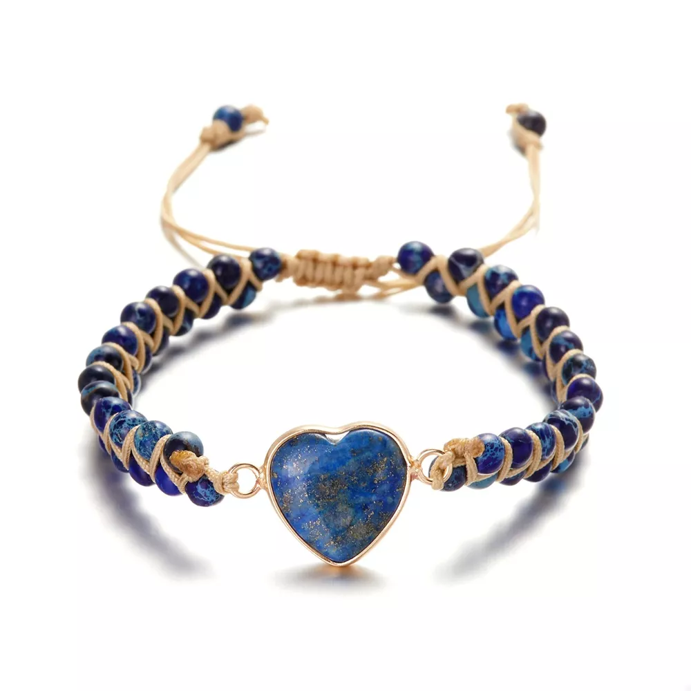 Heart Charm Beaded Bracelet, image 6