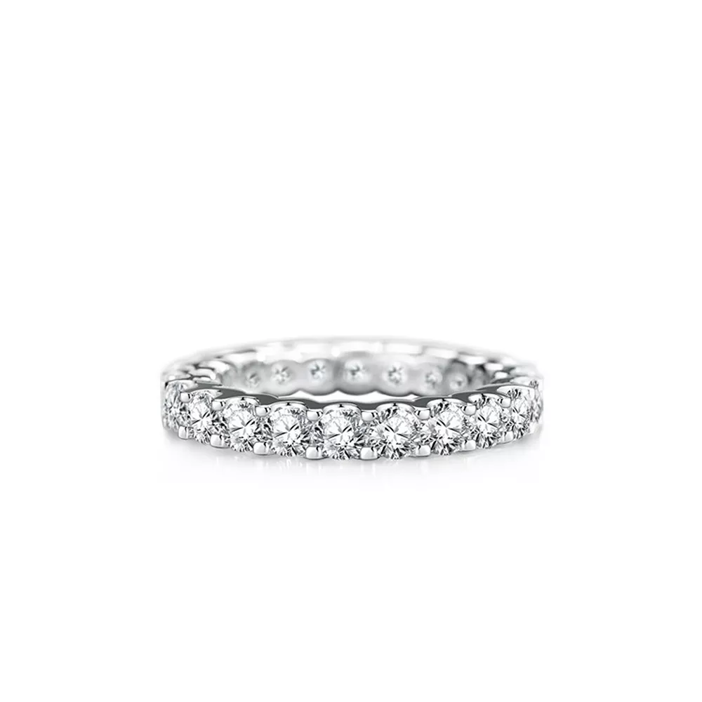 925 Sterling Silver Moissanite Ring, image 4