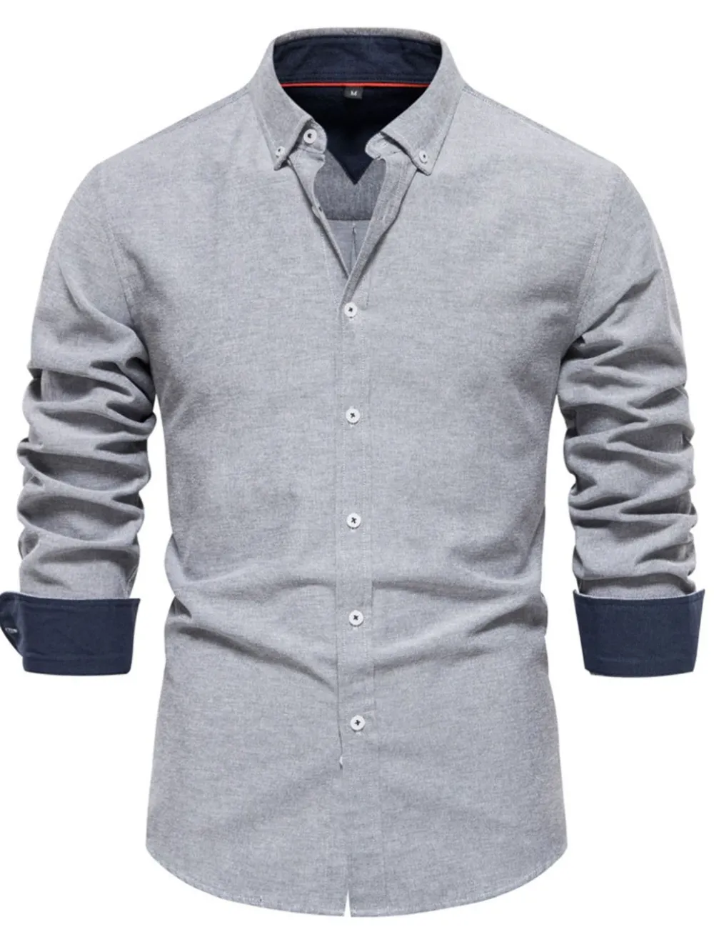 Men's Button Down Collared Neck Shirt, image 11