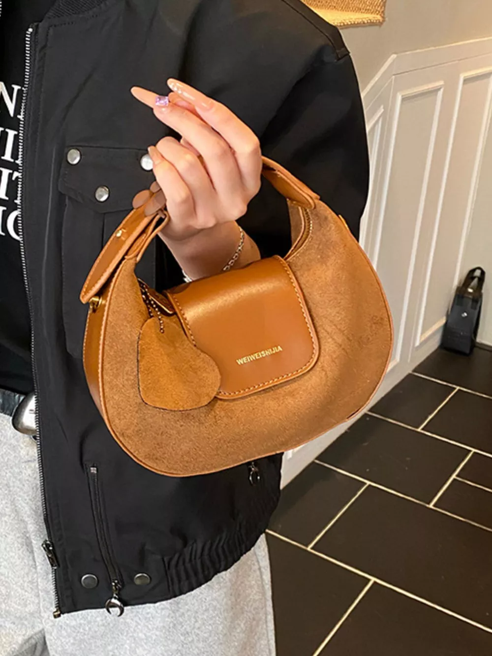 Top Handle Crossbody Bag, image 5