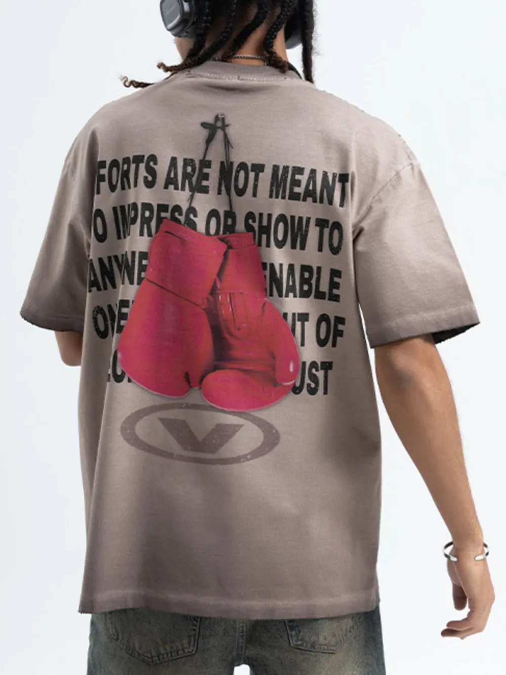 Men's Graphic Round Neck Short Sleeve T-Shirt, image 6