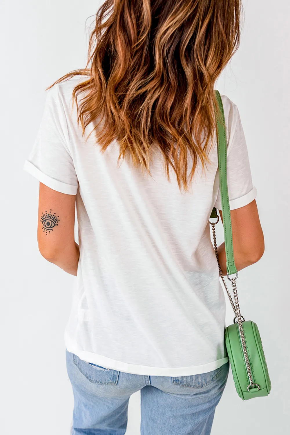 Boot Graphic Round Neck Short Sleeve T-Shirt, image 4