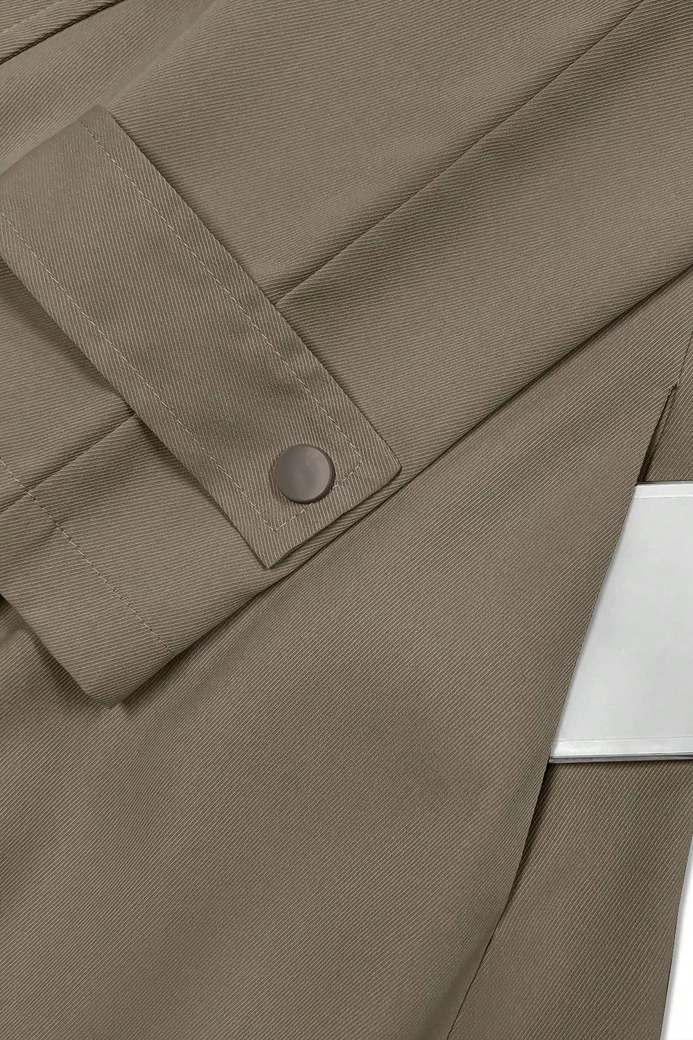 Wide Lapels Belt Trench Coat, image 13