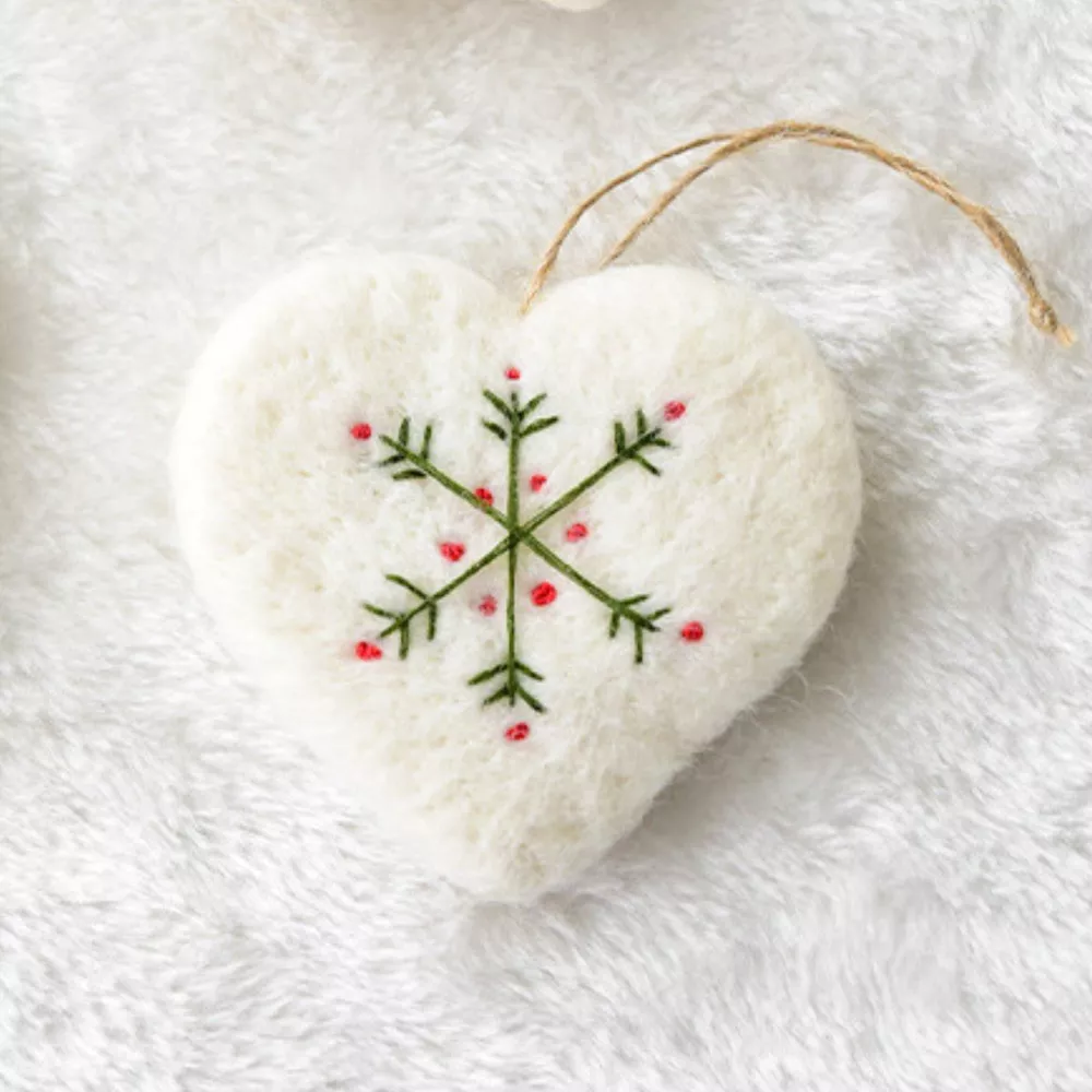 Christmas Felt Snowflake Ornament, image 4