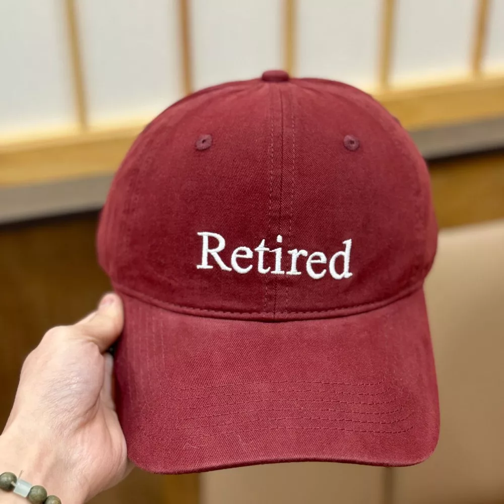 Retired Embroidered Baseball Cap, image 5