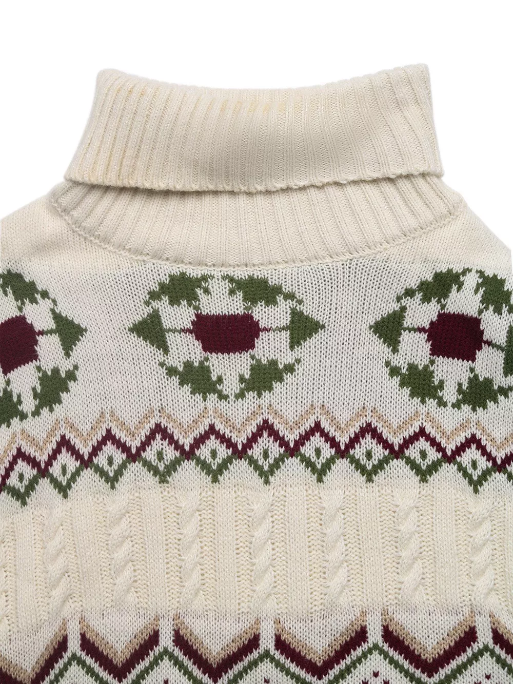 Cable Knit Turtleneck Sweater, image 10