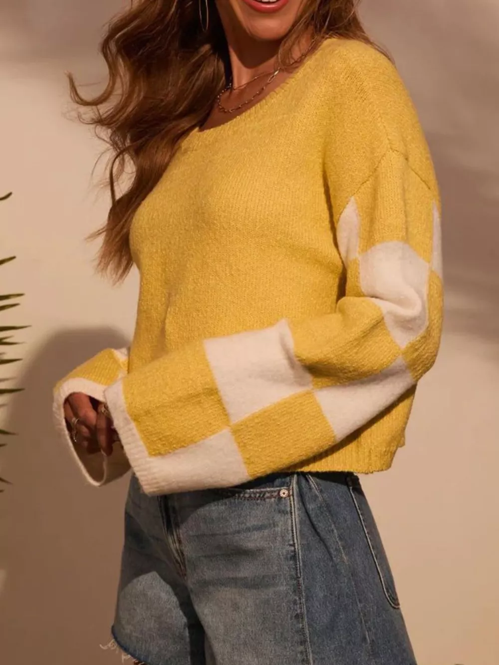Color Block Long Sleeve Sweater, image 13