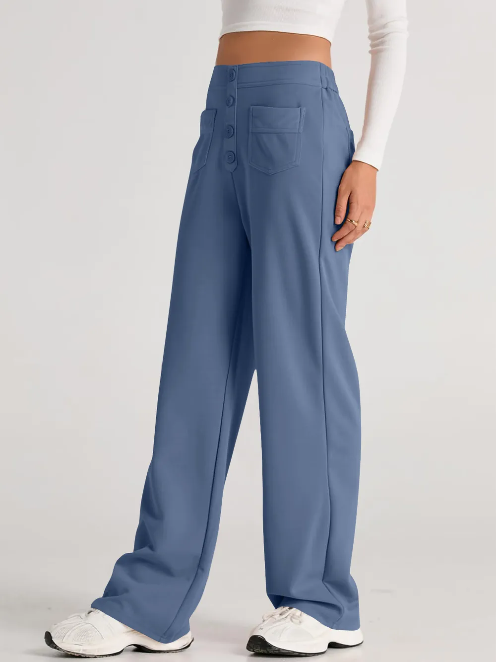 High Waist Wide Leg Pants, image 11