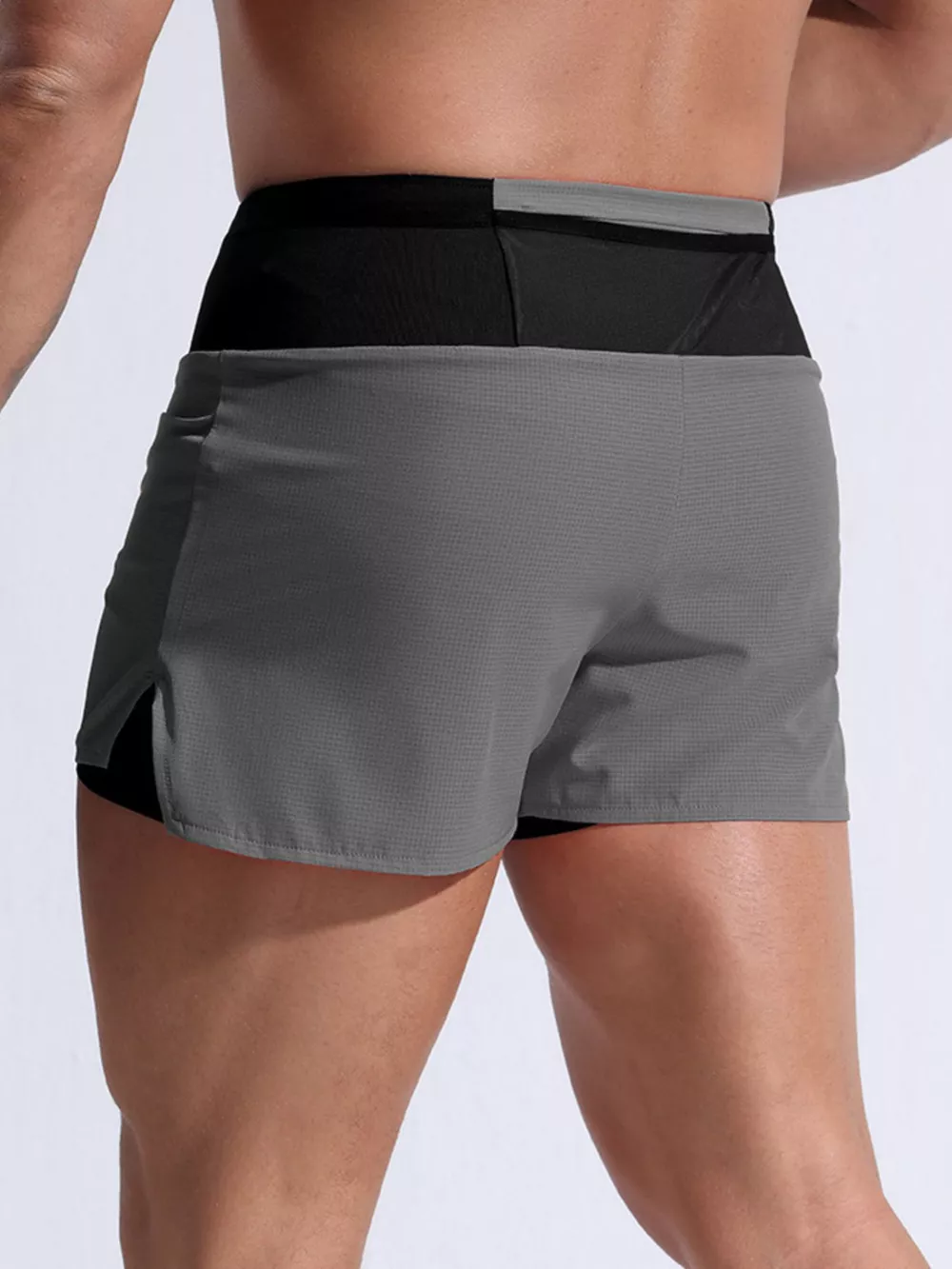 Men's Full Size Contrast Active Shorts Plus Size, image 7
